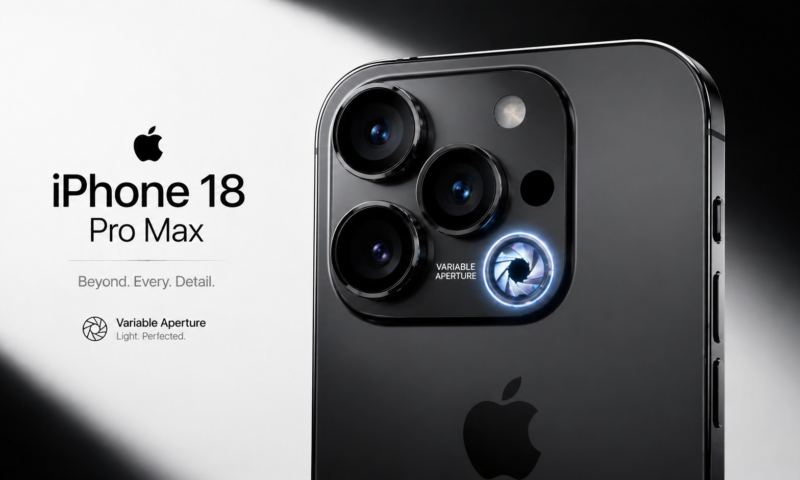 iPhone 18 Pro Max Launch: Variable Aperture Camera Explained + 9 Major Upgrades